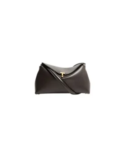 Clutch T-Lock aus Leder Black