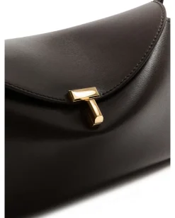 Clutch T-Lock aus Leder Black
