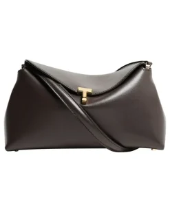 Clutch T-Lock aus Leder Black