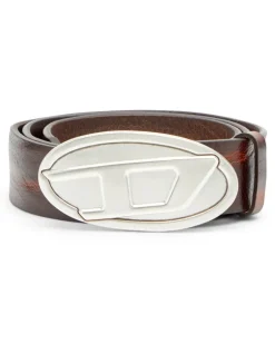 4 cm breiter Gürtel aus gewachstem Leder - Gürtel - Herren - Braun