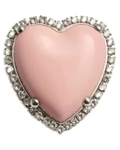 Coeur Hyperbole Brosche - Silber