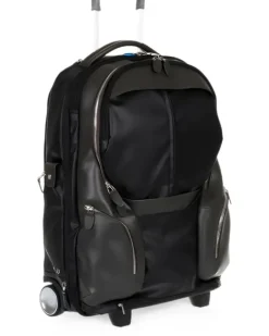 Coleos Koffer aus Leder - Schwarz