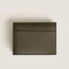 Continental-Brieftasche Nano aus Sartorial Leder - Khaki - Leder - MB221468 - Brieftaschen