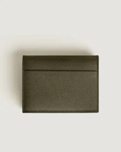 Continental-Brieftasche Nano aus Sartorial Leder - Khaki - Leder - MB221468 - Brieftaschen