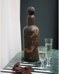 Cooler E Flasche - Braun