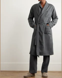 Cotton Robe Blue