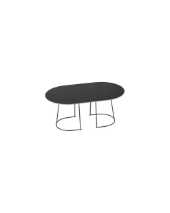 Couchtisch Airy - Schwarz - Press-Spanplatte - Designer Cecilie Manz