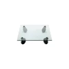 Couchtisch Gae Aulenti - Transparent - lackiertes Metall - Designer Gae Aulenti