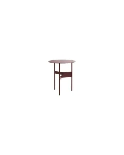Couchtisch Shim - Rot - thermolackierter Stahl - Designer Jonas Trampedach