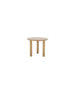 Couchtisch Table basse - Holz natur - Gummibaum-Holz