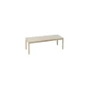 Couchtisch Workshop - Holz natur - Linoleum - Designer Cecilie Manz