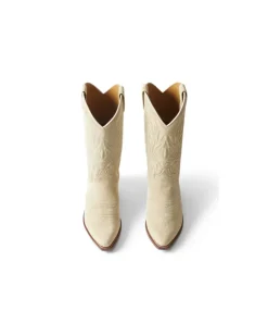 Cowboystiefel Chilton aus Kalbswildleder Tan