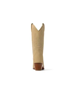 Cowboystiefel Chilton aus Kalbswildleder Tan
