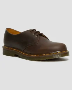 1461 Crazy Horse Leder Oxford Schuhe in Braun, Größe