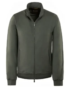 Crispinfeloa Sweatshirtjacke mit eingefasster Tasche - Grün
