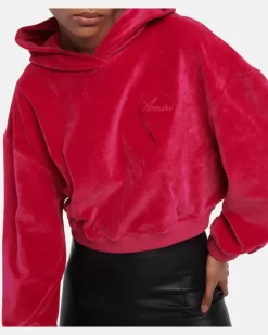 Cropped-Hoodie Rosa