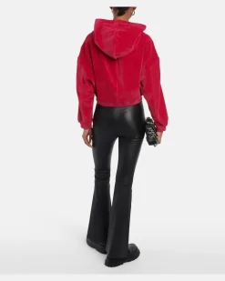 Cropped-Hoodie Rosa