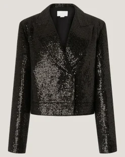 Cropped jacket Black