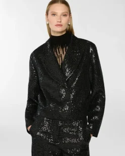 Cropped jacket Black
