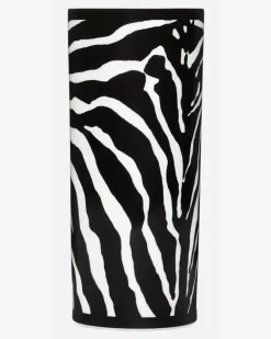 Cylindrical Porcelain Vase - Vasen Multicolor
