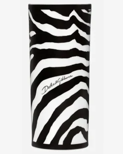 Cylindrical Porcelain Vase - Vasen Multicolor