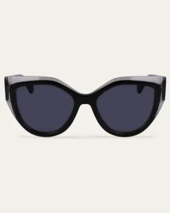 Damen Cat-Eye-Sonnenbrillen Grau
