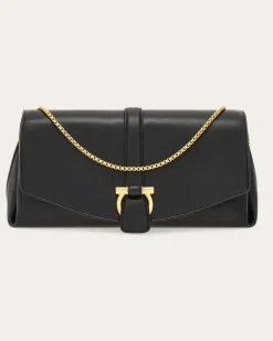 Damen Ferragamo Mia Umhängetasche (S) Schwarz