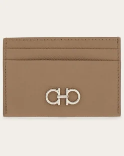 Damen Gancini Kreditkartenetui Beige