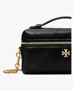 Damen Gesteppte Charlie Kosmetiktasche Black