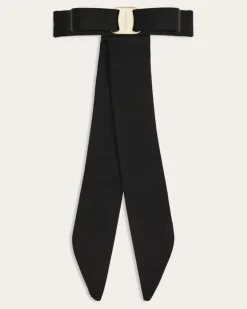 Damen Haarspange mit Vara-Schleife Schwarz