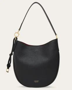 Damen Hobo-Tasche (M) Schwarz