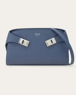 Damen Hug Mini Umhängetasche Blau