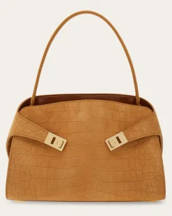 Damen Hug Soft Schultertasche (M) Braun