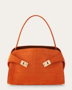 Damen Hug Soft Schultertasche (M) Orange