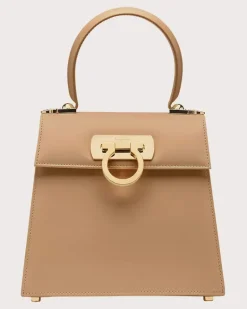 Damen Iconic Top Handle (S) Beige