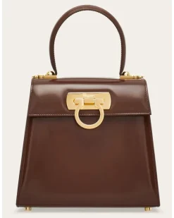 Damen Iconic Top Handle (S) Braun