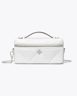Damen Kira Kosmetiktasche in Vintage-Optik mit Rautensteppung kira Cirrus