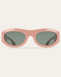 Damen Ovale Sonnenbrillen Rosa