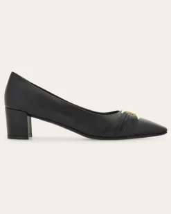 Damen Pumps mit Gancini-Ornament Schwarz Größe