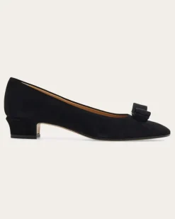 Damen Pumps mit Vara-Schleife Schwarz Größe