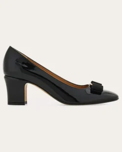Damen Pumps mit Vara-Schleife Schwarz Größe