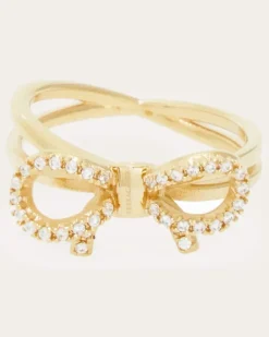 Damen Ring mit Vara-Schleife (52 mm) Gold