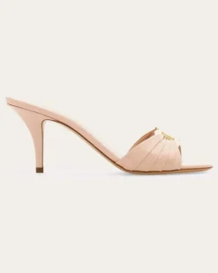 Damen Slide mit Gancini-Ornament Rosa Größe