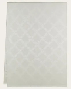 Damen Stola Gancini Jacquard Weiß