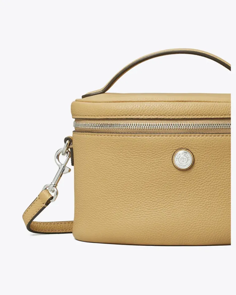 Damen Weiche Kosmetiktasche mit Struktur Biscotti