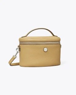 Damen Weiche Kosmetiktasche mit Struktur Biscotti
