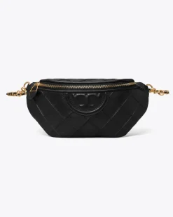 Damen Weiche, wandelbare Fleming Gürteltasche Black