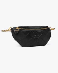 Damen Weiche, wandelbare Fleming Gürteltasche Black