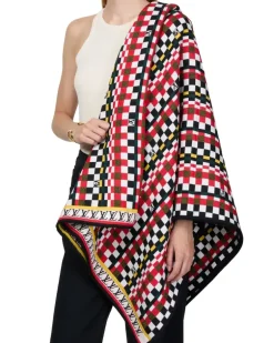 Damier Checks Decke Red