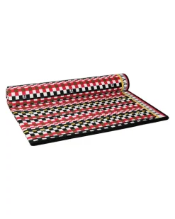 Damier Checks Decke Red